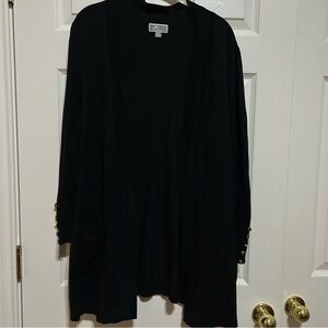 JM Collection Black Cardigan